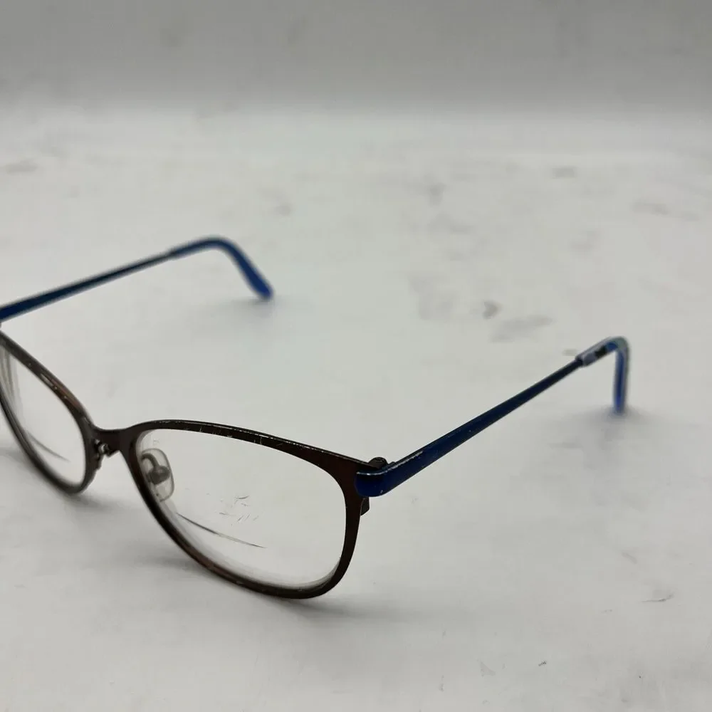 VERA BRADLEY CAMILA CAMOFLORAL BLUE EYEGLASSES SIZE: 53-16-135